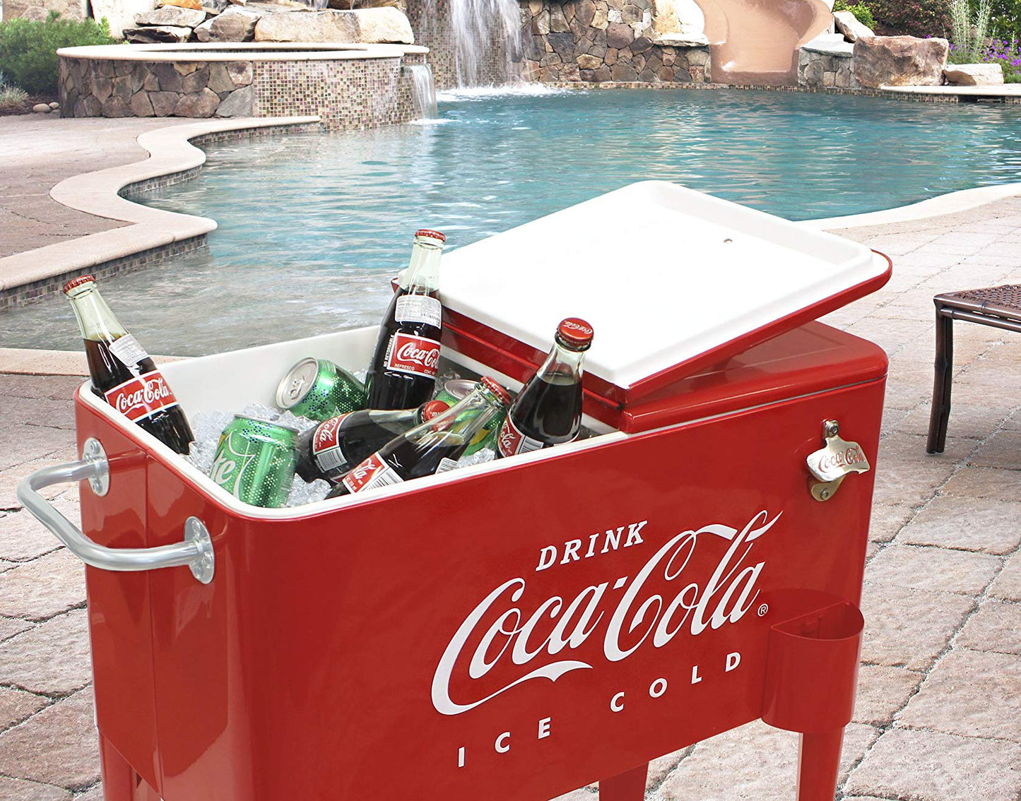 LEIGH COUNTRY CP 98114 Coke Cooler 60QT - Redfish
