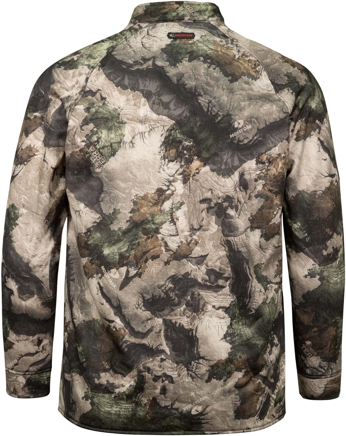 Mossy Oak Camo Hunting Jacket for Men Fleece Quarter Zip Pullover