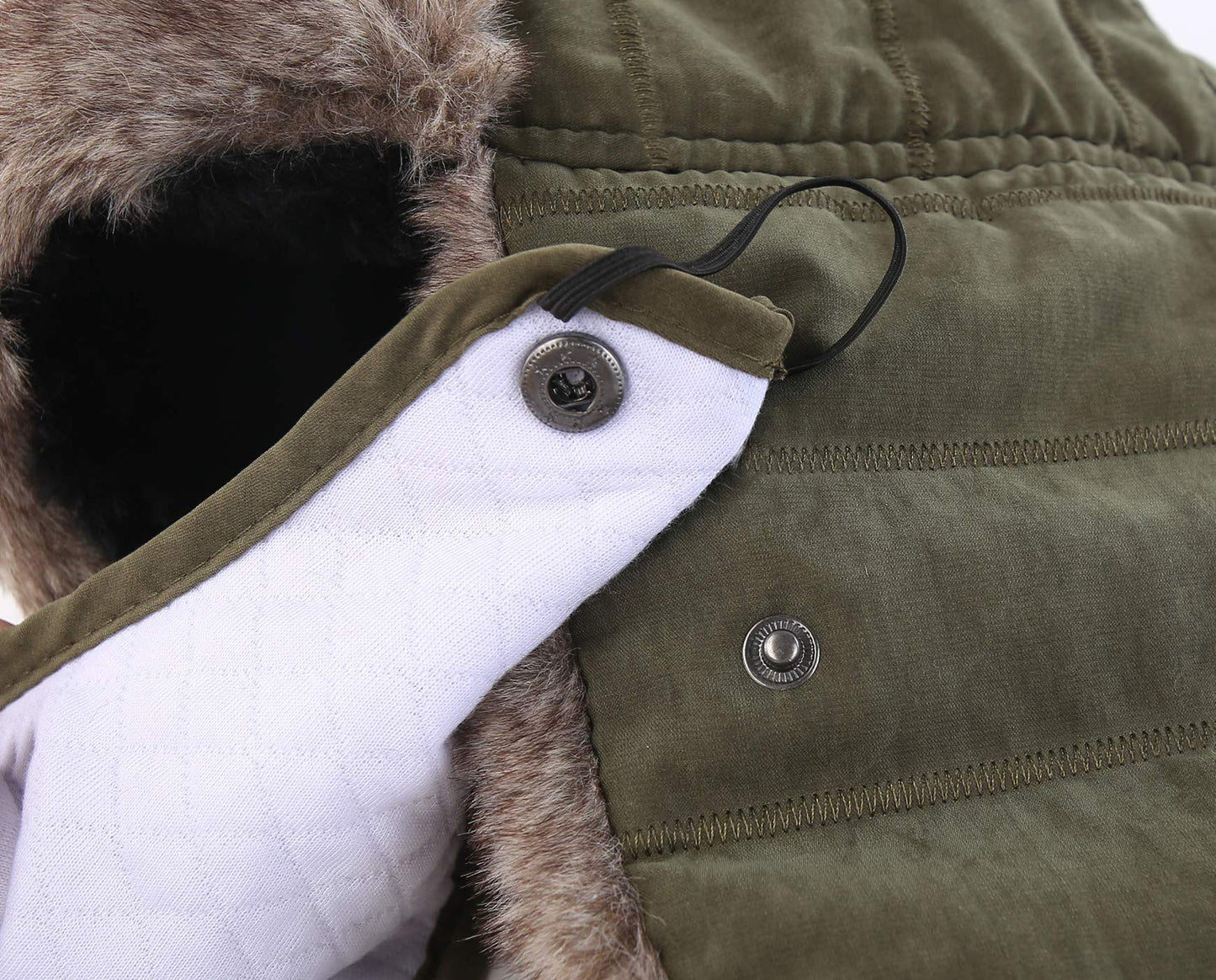 Connectyle Men's Trooper Trapper Hat Warm Winter Hats with Removable Face Mask Earflaps Faux Fur Hunting Outdoor Hat