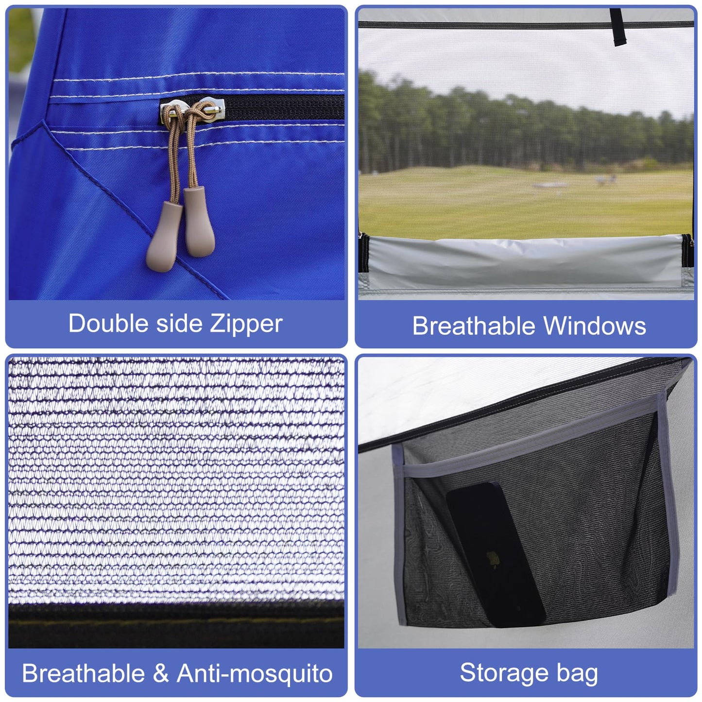 Outdoor Shower Tent Changing Room Privacy Portable Camping Shelters