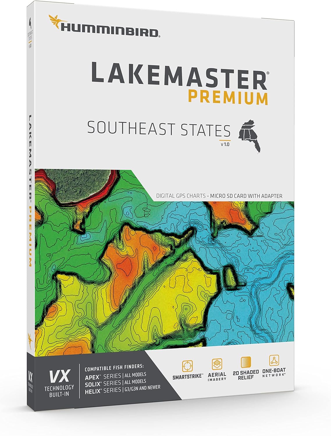 Humminbird 602008-1 LakeMaster Premium - Southeast States V1