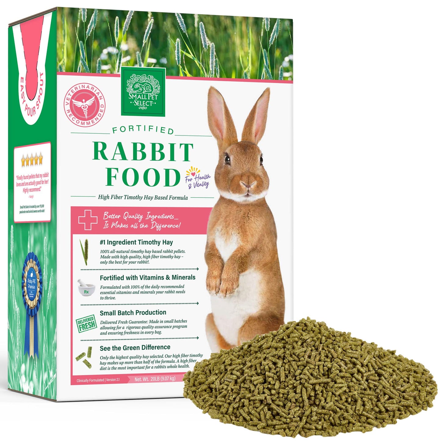 Small Pet Select Rabbit Food Pellets, 10 Lb.