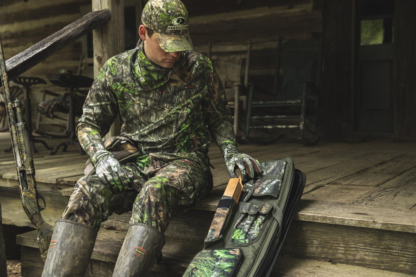 Mossy Oak Men's Lightweight Camo Hunting Pants Tibbee
