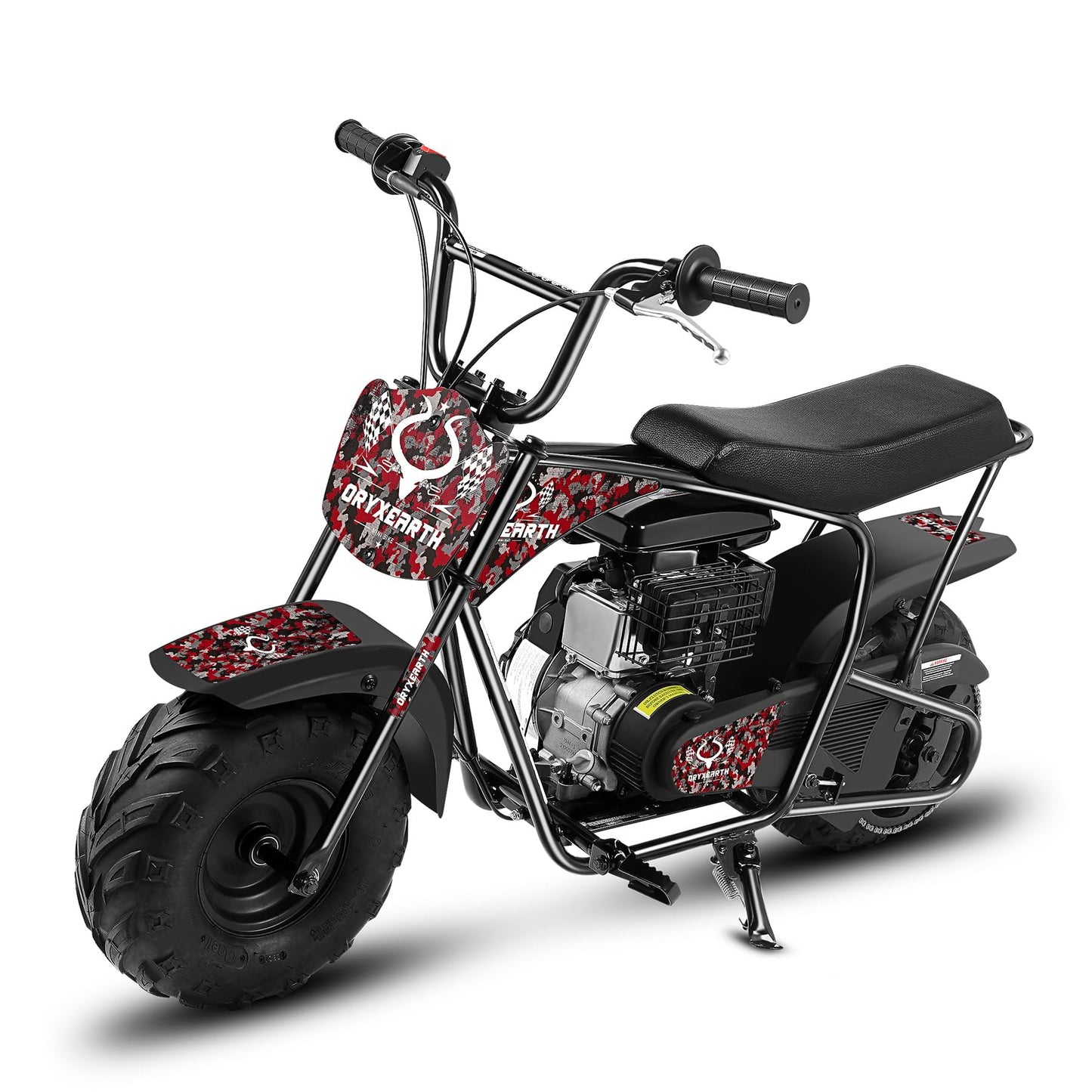 Oryxearth Mini Dirt Bike for Kids, 105CC 4-Stroke Kid Gas Powered Off-Road Pocket Pit Trail Motorcycle W/EPA Approved, Up to 24 Mph Weight Support 185 LBS