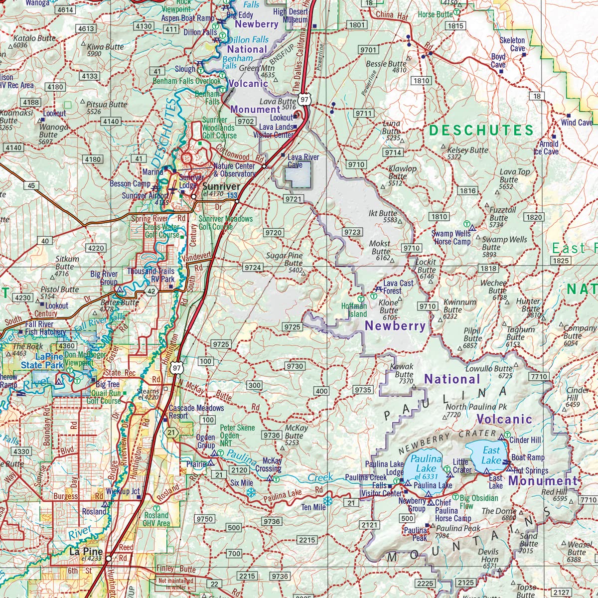 Oregon Road and Recreation Atlas - 11th Edition, 2024 (Benchmark)