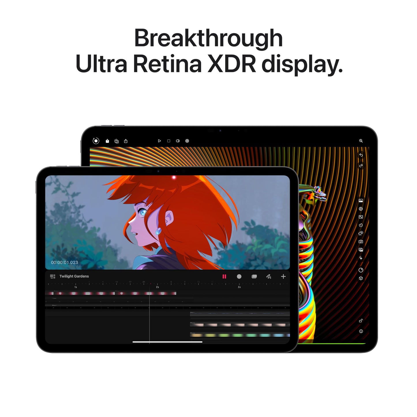 Apple iPad Pro 11-Inch (M4): Built for Apple Intelligence, Ultra Retina XDR Display - Nano-Texture Glass, 2TB, 12MP Front/Back Camera, LiDAR Scanner, Wi-Fi 6E, Face ID — Space Black