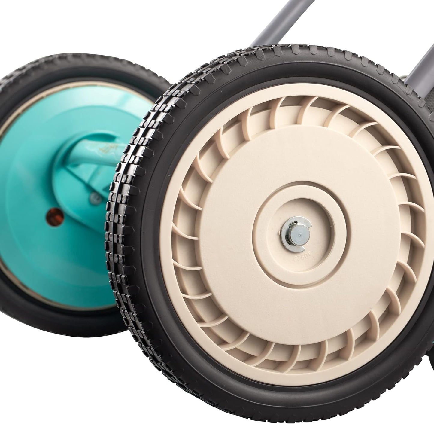 American Lawn Mower Company 1204-14 14-Inch 4-Blade Push Reel Lawn Mower, Red