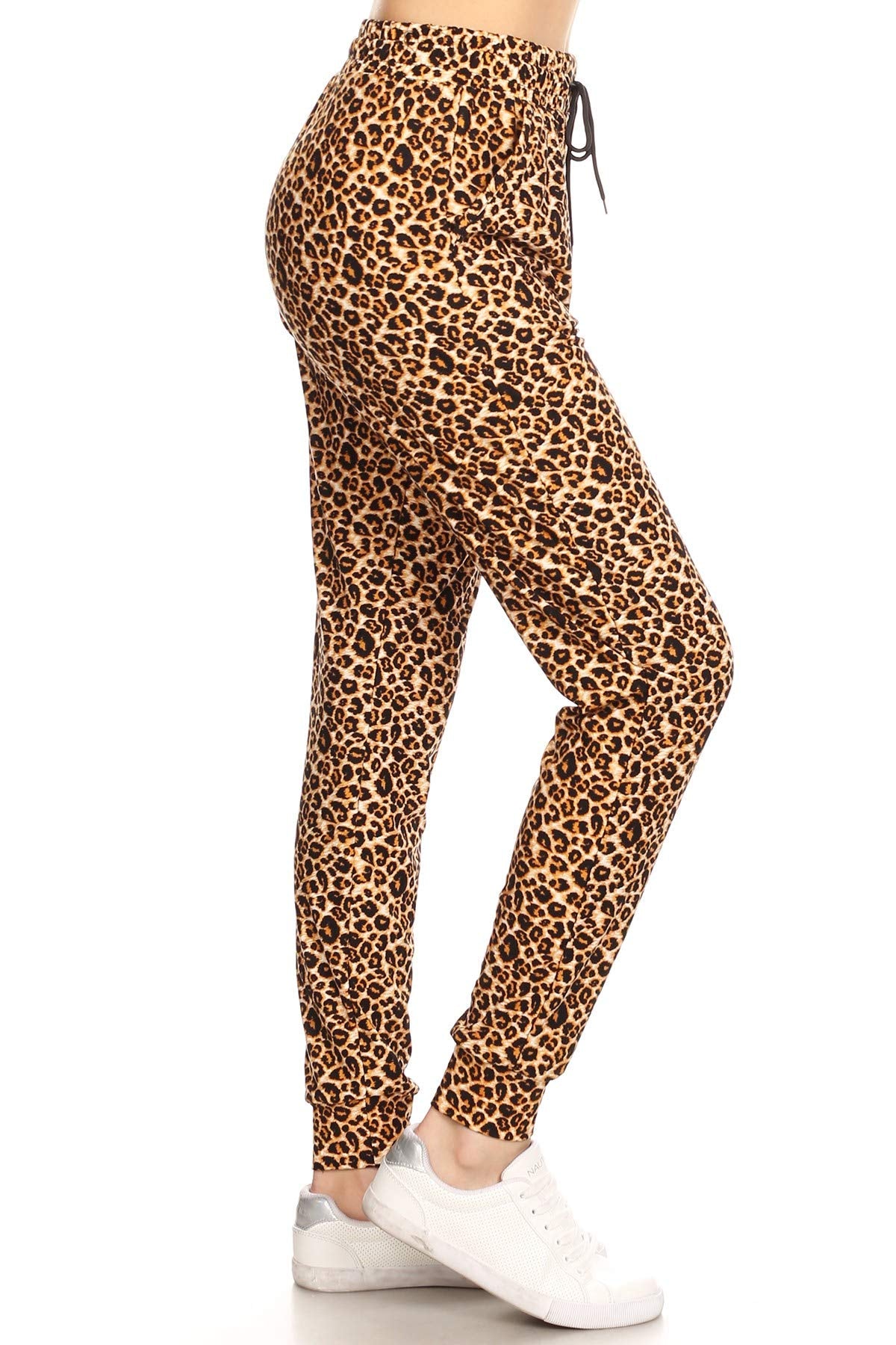 Leggings Depot Women's Relaxed-fit Jogger Track Cuff Sweatpants with Pockets for Yoga, Workout