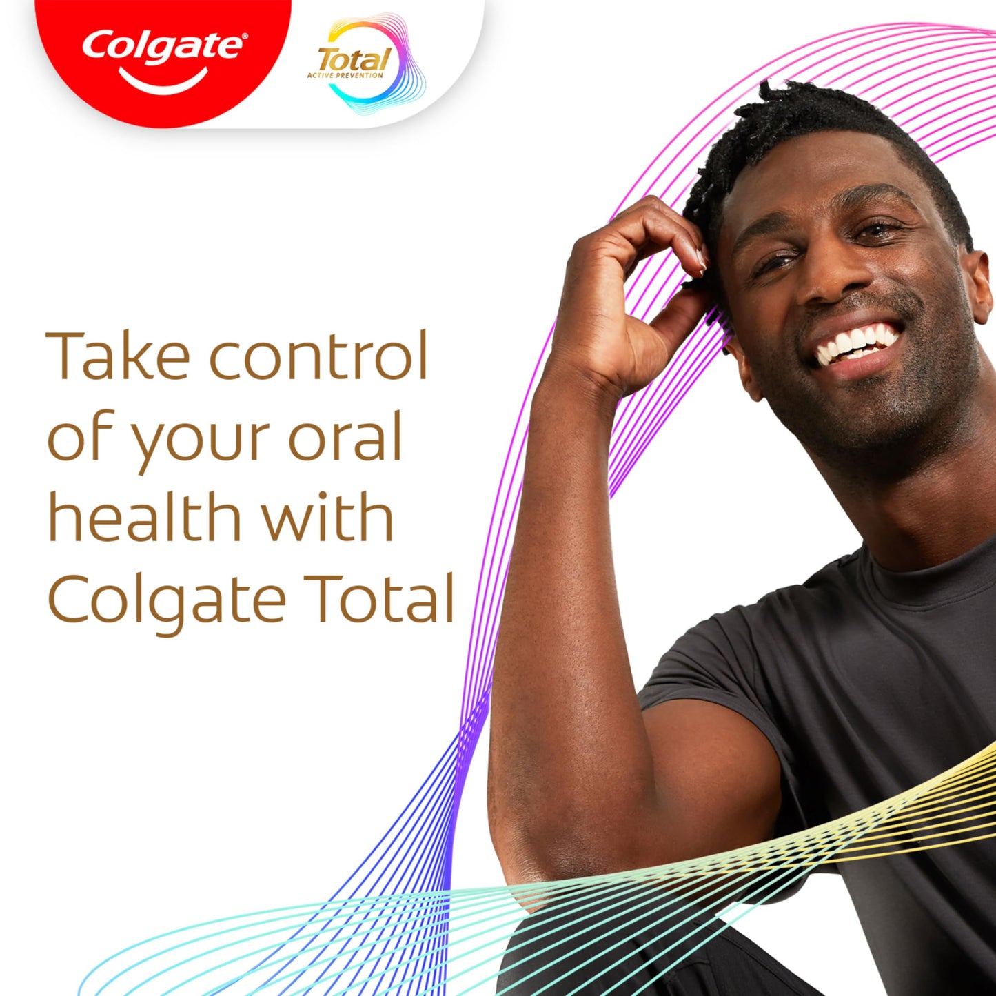 Colgate Total Whitening Toothpaste Paste, 5.1 oz, 4 Pack, Fluoride, Antibacterial, for Plaque, Gingivitis, Sensitivity, Stain Removal, Clinically Proven, Mint, Teeth Whitening, Stannous Fluoride