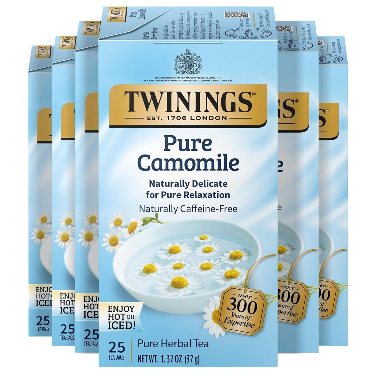 Twinings English Breakfast Black Tea Individually Wrapped Bags, 100 Count (Pack of 1), Smooth, Flavourful, and Robust, Caffeinated, Enjoy Hot or Iced, 100 Teabags