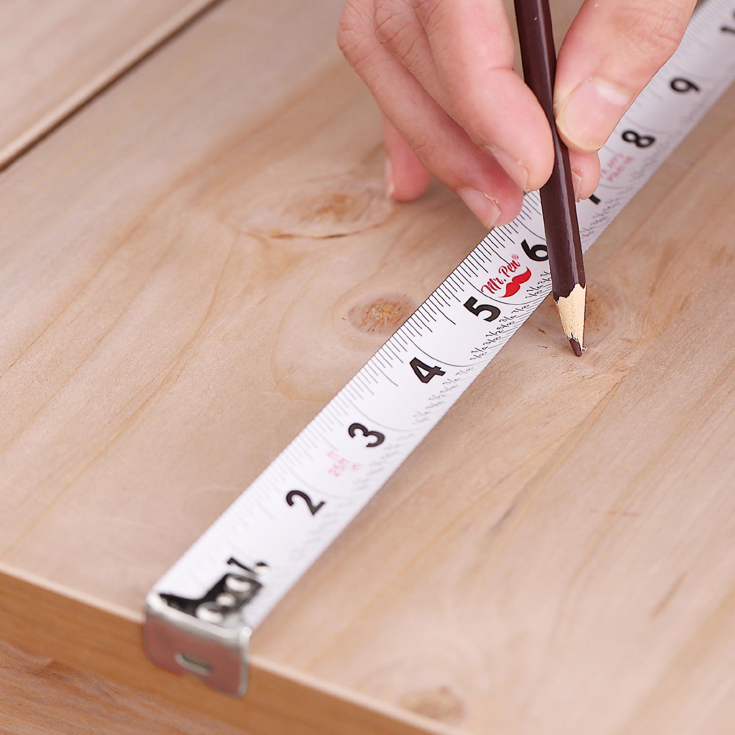 Mr. Pen 25-Foot Steel Retractable Tape Measure with Easy Read Fractions