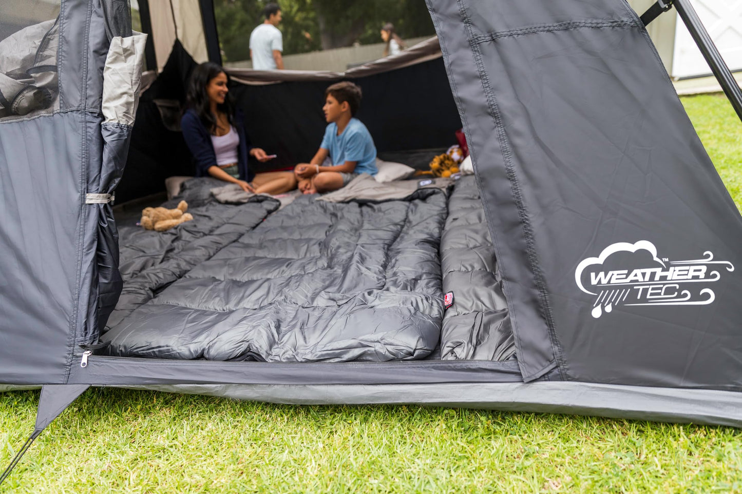 Coleman Instant Tent with 1-Minute Setup, 10-Person Tent with Pre-Attached Poles, Air Vent, & Carry Bag