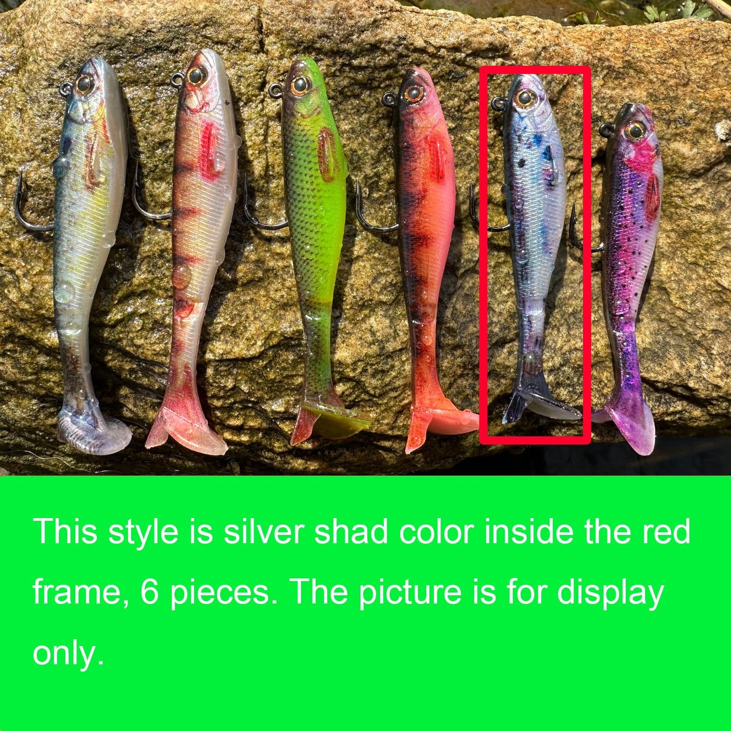 2.5/3.5In Swim Baits for Bass Fishing, Pre-Rigged Jig Heads Soft Plastic Walleye Fishing Lures, Paddle Tail Swimbaits for Bass Fishing, Fishing Bait for Freshwater Saltwater Gifts