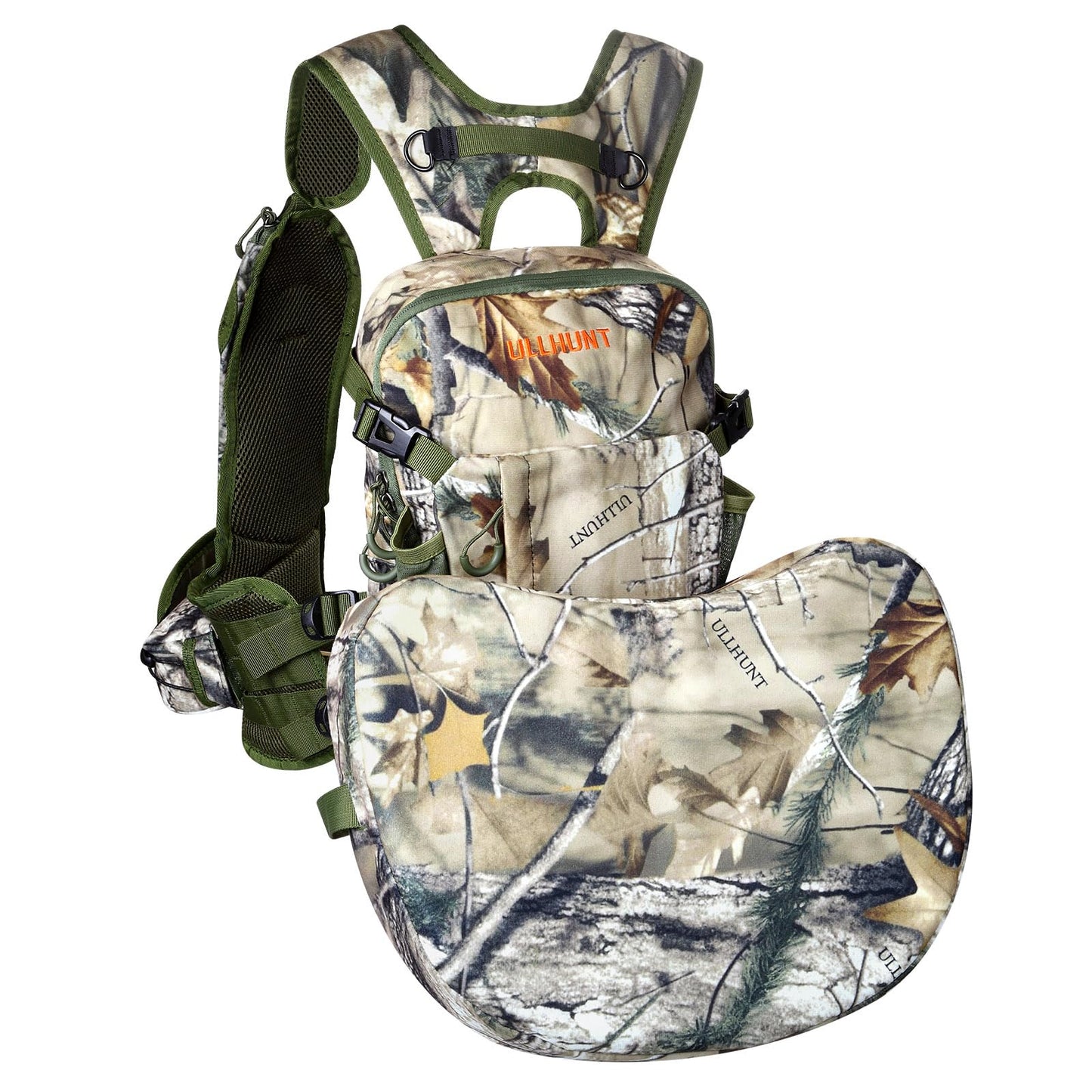 UIIHUNT Turkey Vest with Seat: Lightweight Turkey Hunting Vest with Game Pouch, Adjustable Turkey Hunting Gear Accessories