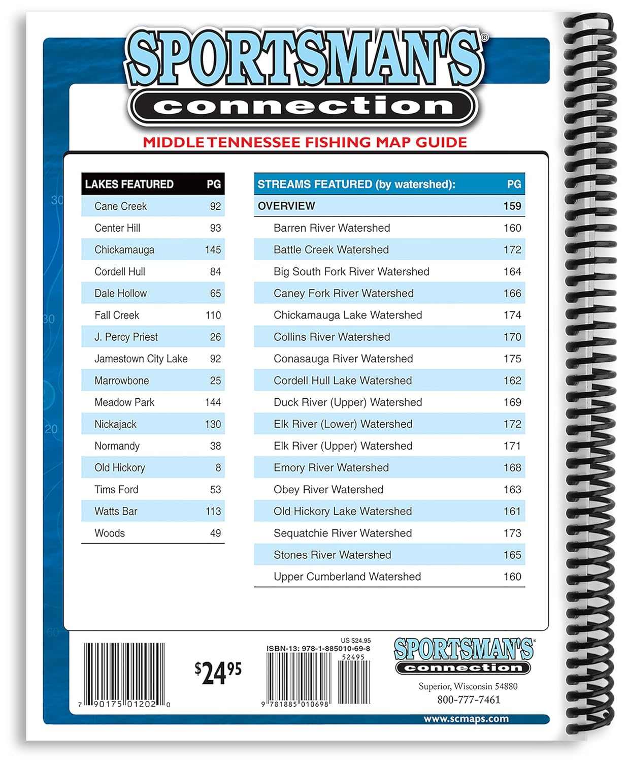 Middle Tennessee Fishing Map Guide