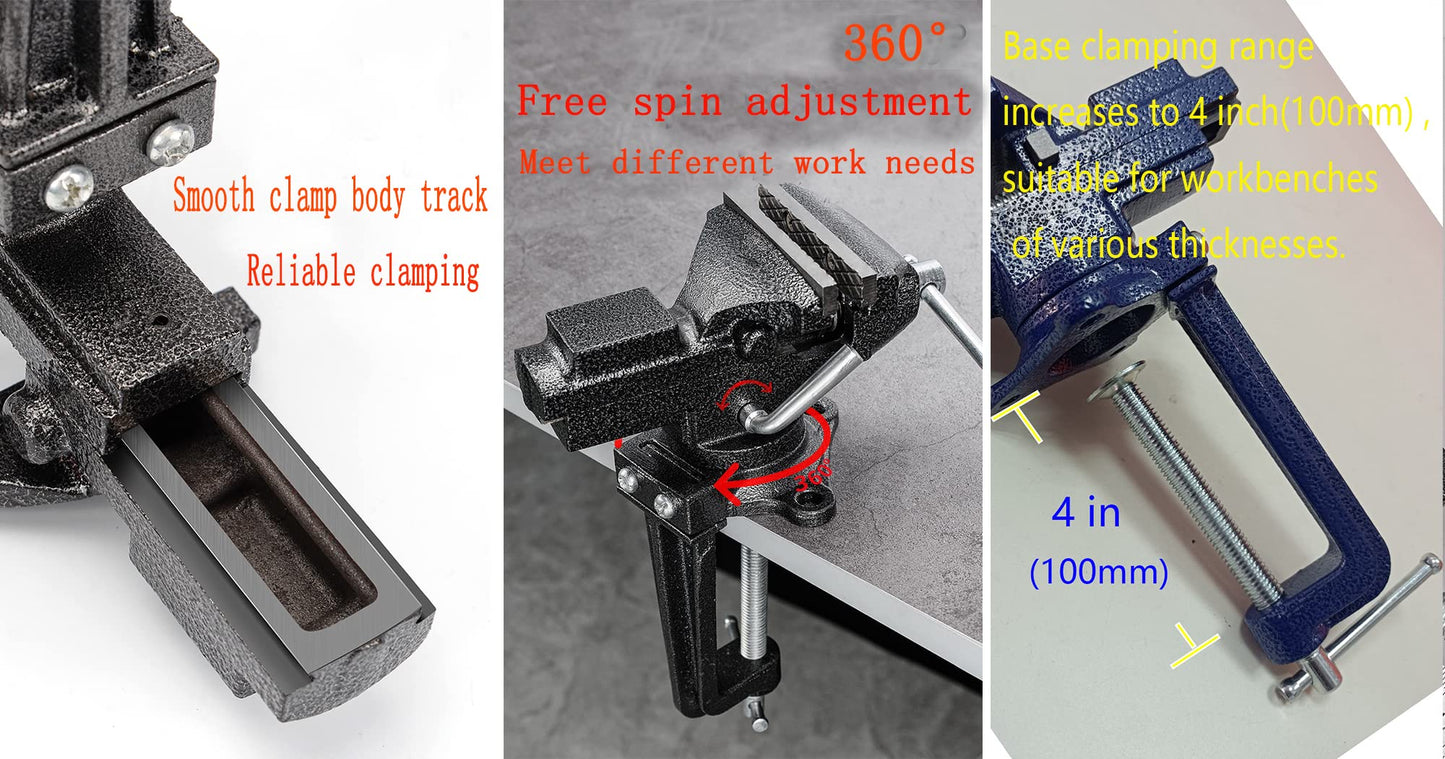 MYTEC Home Vise Clamp-On Vise,2.5"