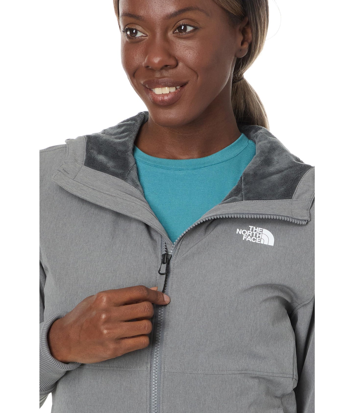 THE NORTH FACE Women's Shelbe Raschel Fleece Hooded Jacket (Standard & Plus Size) | Fleece Lining, Wind & Water Resistant