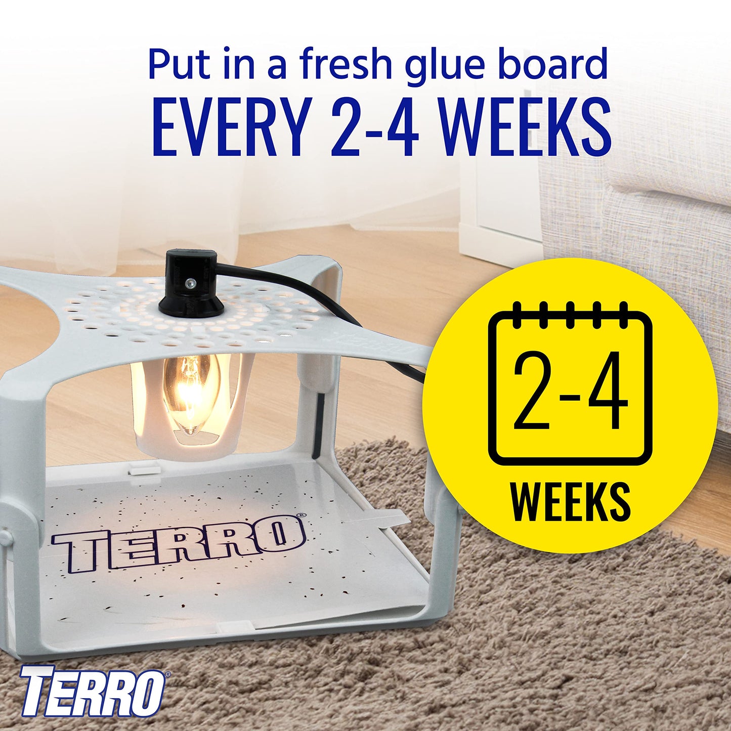 TERRO T230 Indoor Electric Flea Light Refillable Flea Trap and Killer