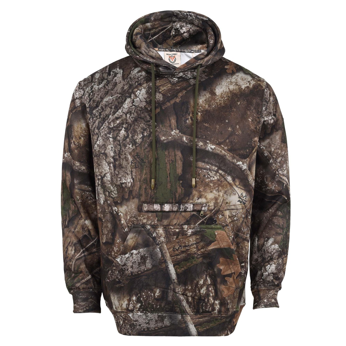 Realtree Apx Camouflage Premium Pullover Hoodies for Men and Women Hunting Gear with Zippered Pocket