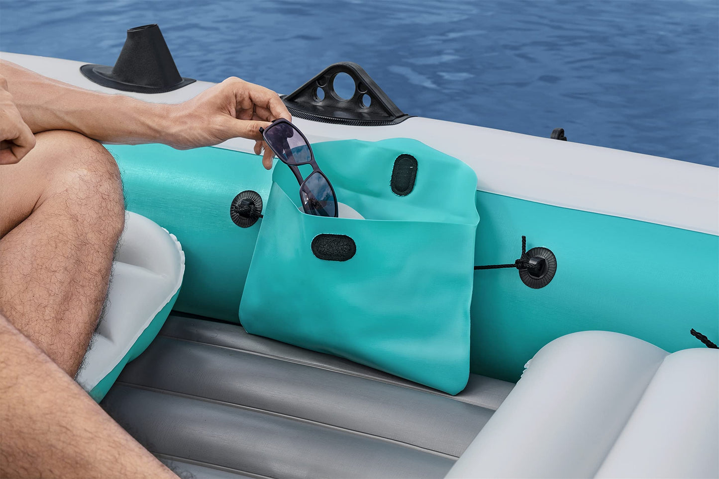 Bestway Hydro-Force Inflatable Raft Set | Inflatable Boat for Kids and Adults | Great for Ponds, Lakes, Rivers
