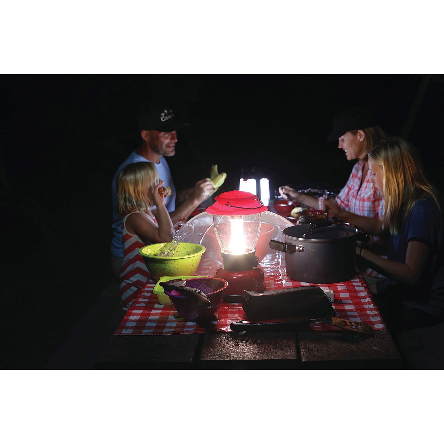 Coleman 4D Battery-Powered Personal LED Lantern, Water & Impact-Resistant with Carabiner Handle, Shines Up to 700 Lumens, Outdoors Camping Essentials