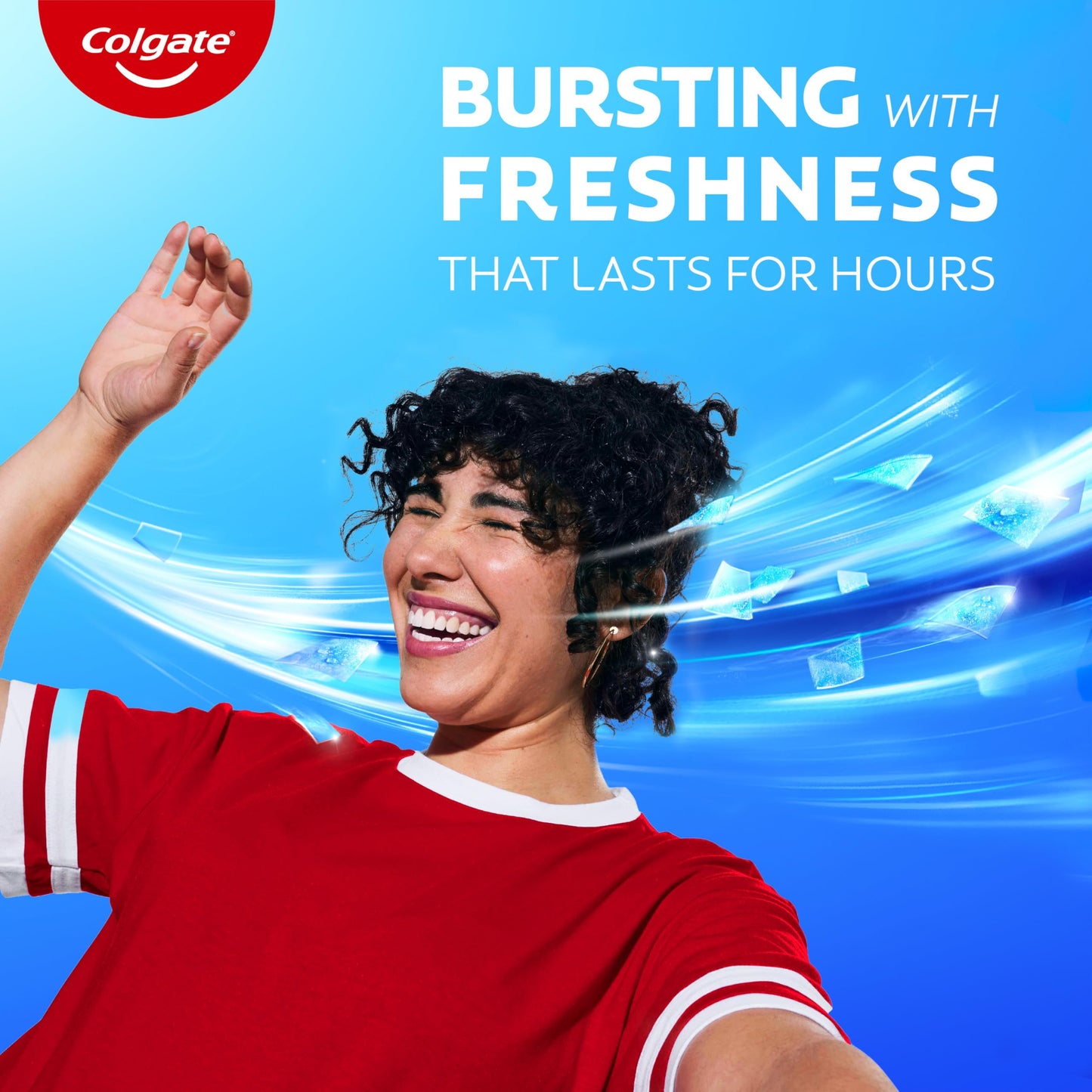 Colgate Max Fresh Toothpaste, Whitening Toothpaste with Mini Breath Strips, Clean Mint Toothpaste for Bad Breath, Helps Fight Cavities, Whitens Teeth, and Freshens Breath, 4 Pack, 6.3 Oz Tubes