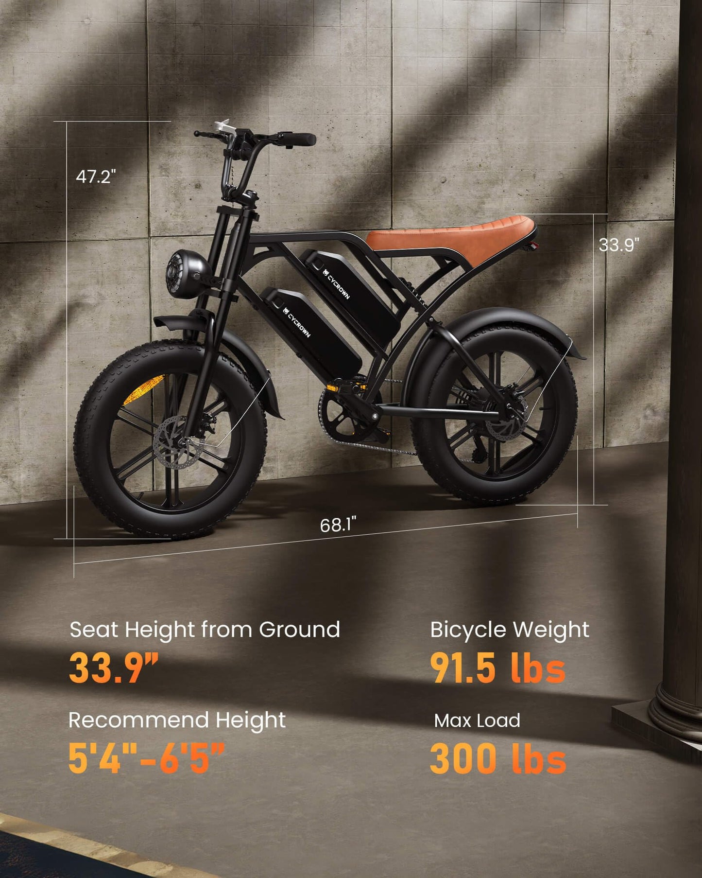 Electric Bike for Adults,Peak 1000W/1500W Motor,20/28MPH 55-150Mile ebikes for Adults with 10.4AH/13AH/26AH Battery,20" Fat Tire Electric Dirt Bike Commuting Off Road Ebike, UL2849