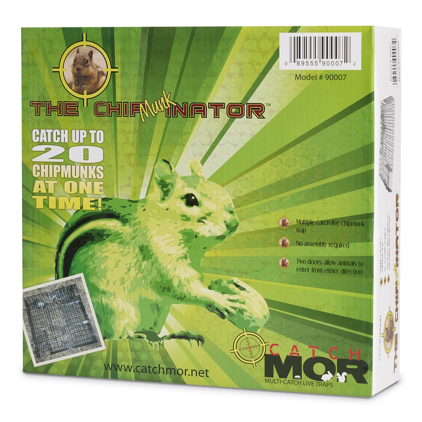 Rugged Ranch Live Chipmunk Trap, Catch & Release Cage, Large, Chipmunkinator