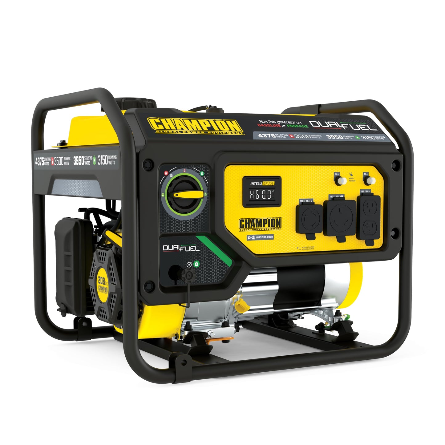 Champion Power Equipment 4375-Watt RV Ready Portable Generator with CO Shield