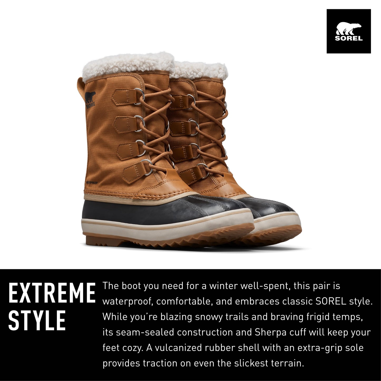 SOREL Men's 1964 Pac Nylon Waterproof Boot