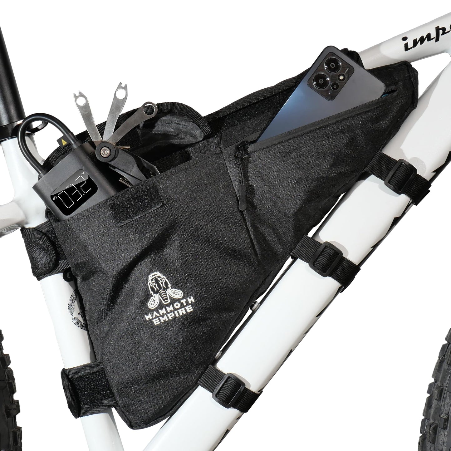 Triangle Bike Bag - Water Resistant Frame Pouch for MTB & Road Cycling, Bike Accessories