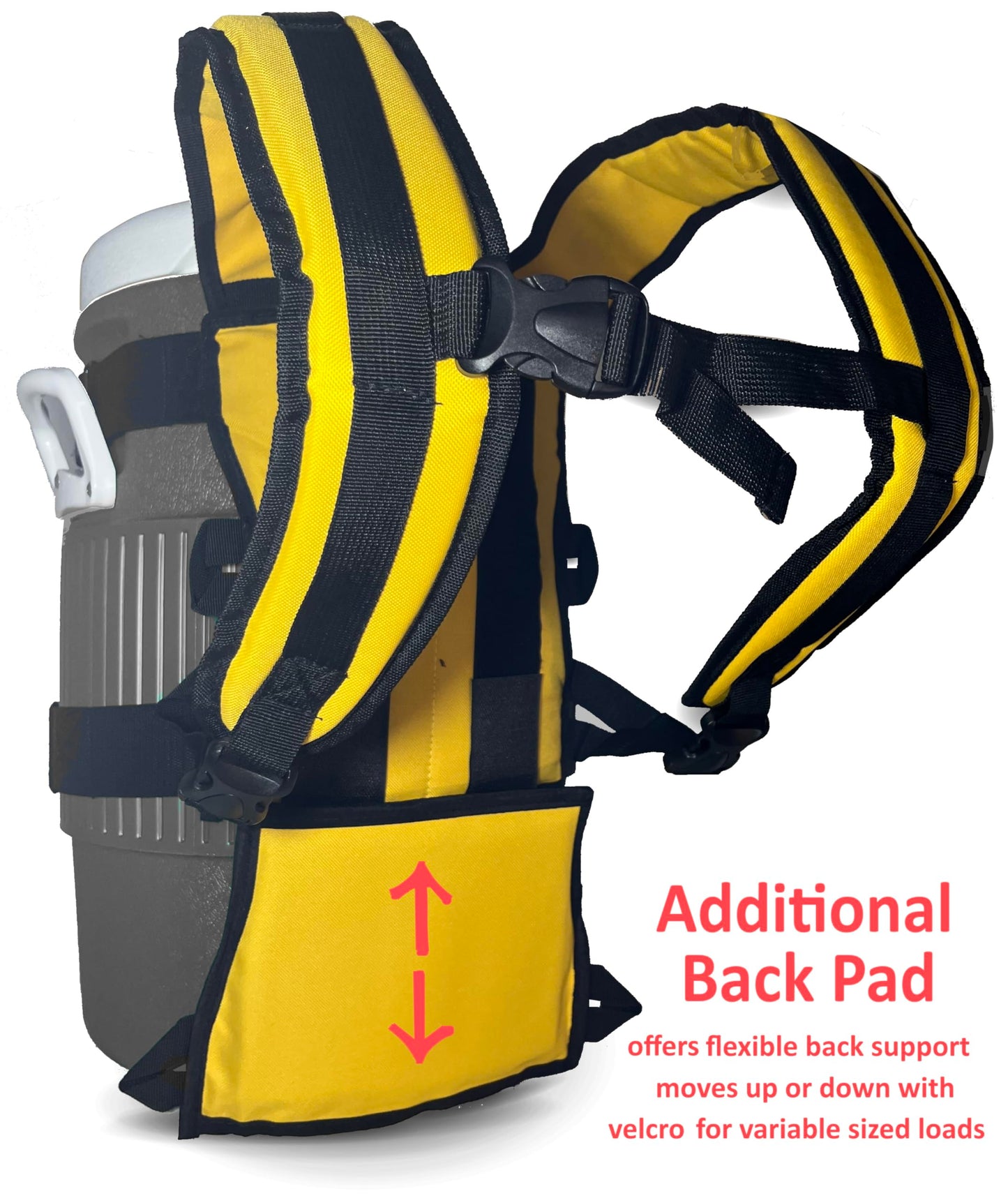 Backpack for 5 Gallon Buckets for Fishing, Picking Apples and Sports