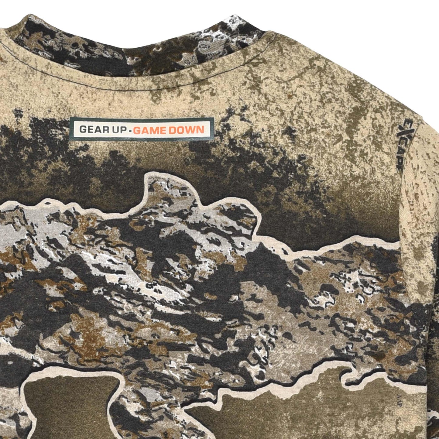 Youth Camouflage Short Sleeve Crewneck Shirt for Boys and Girls