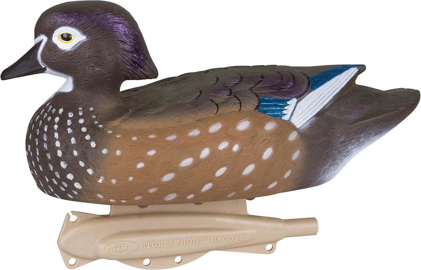 Flambeau Outdoors 8018SUV Storm Front 2 Wood Duck Decoys, Classic Floaters - 6-Pack