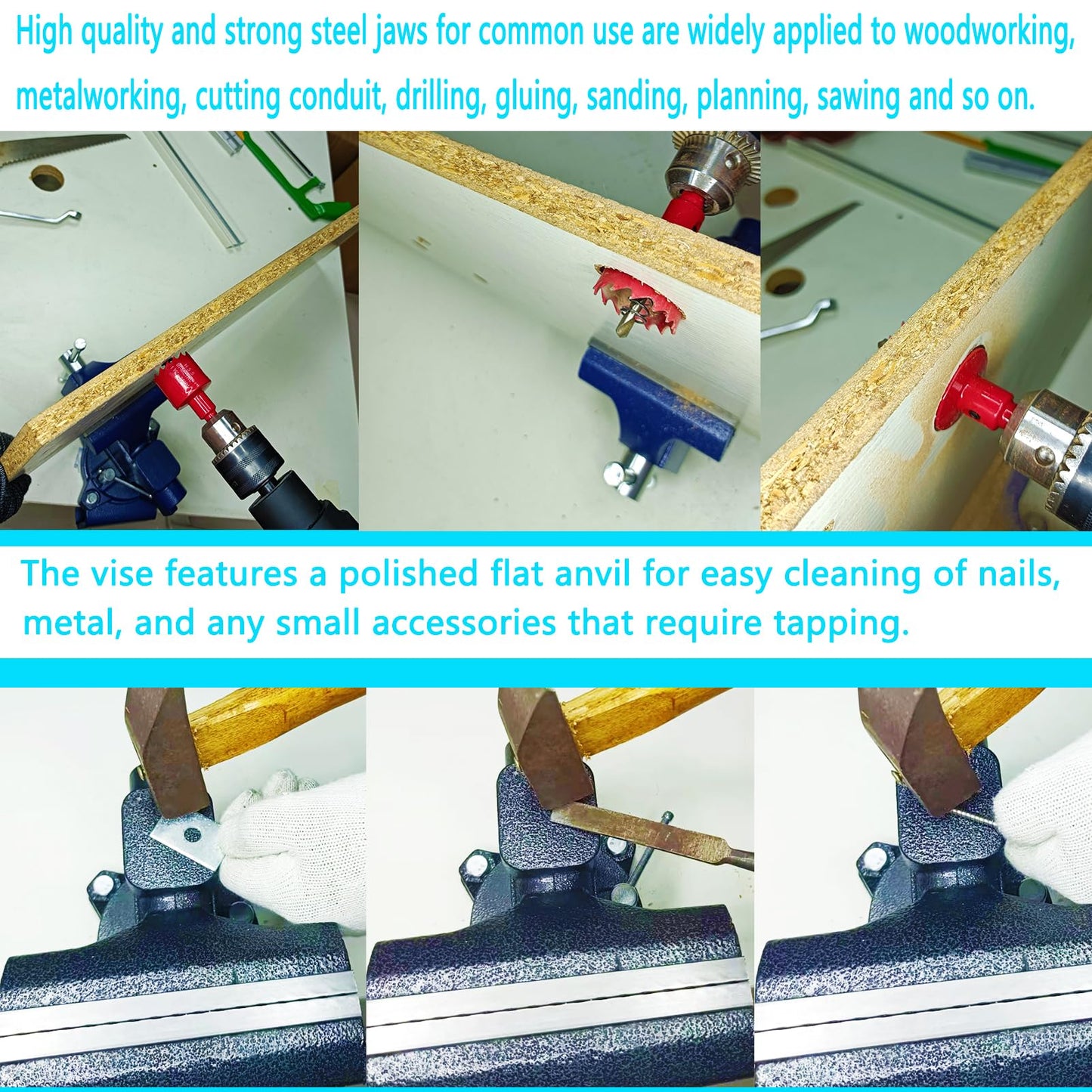 MYTEC Home Vise Clamp-On Vise,2.5"