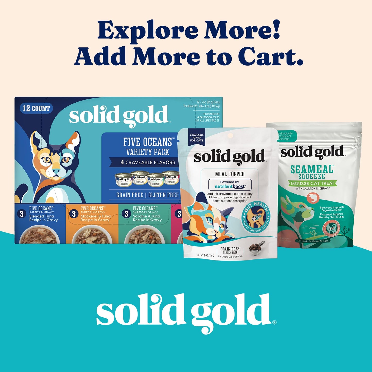Solid Gold High Protein Dry Cat Food - Grain Free & Gluten Free Chicken Cat Dry Food w/Probiotics for Gut Health & Digestion - High Fiber & Omega 3 - Low Carb Superfood Kibble for Cats All Ages - 6LB