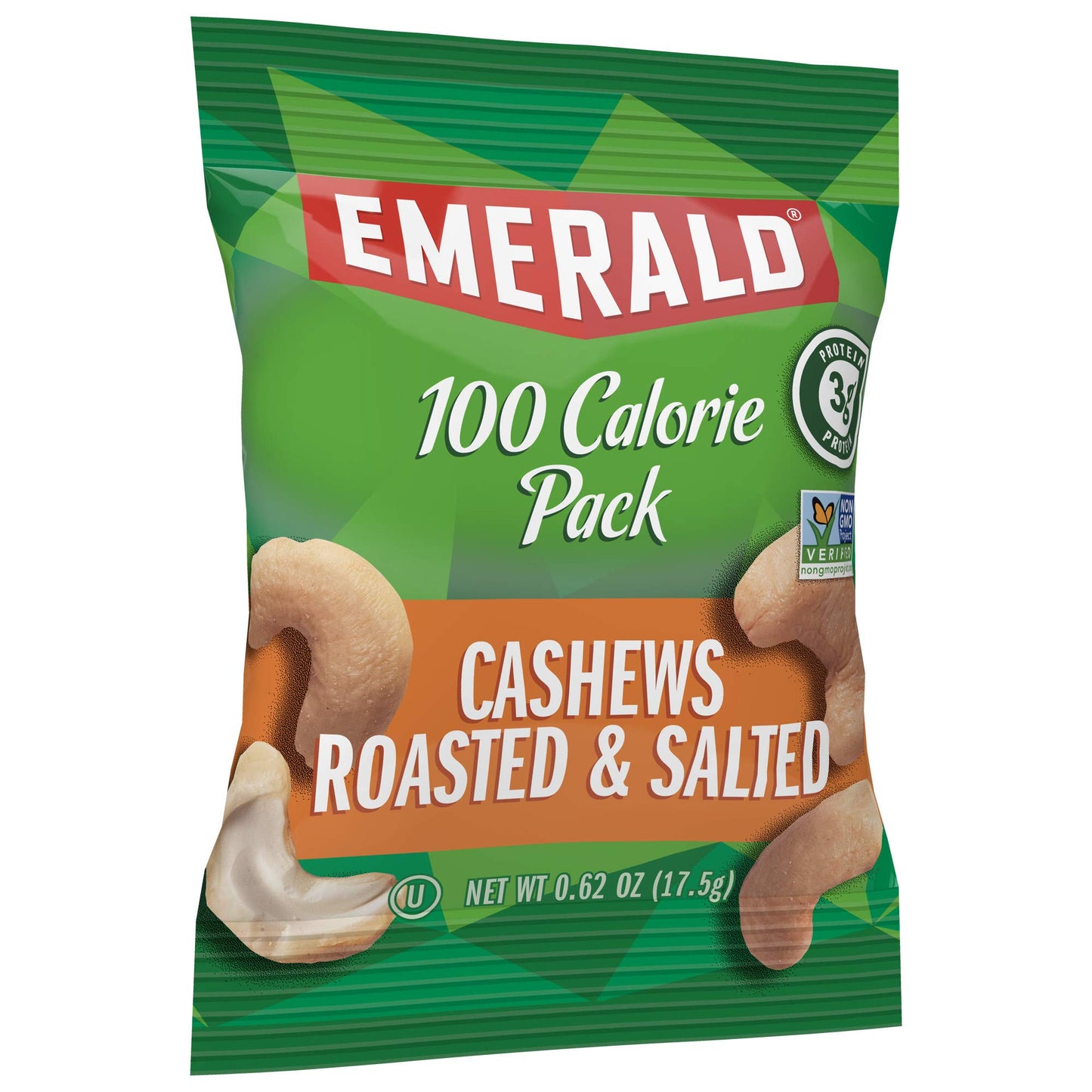 Emerald Nuts Mixed Nuts Variety Pack 18ct (1-Pack) , 100-Calorie Individual Packs , Features Dry Roasted Almonds, Natural Almonds & Walnuts, and Roasted & Salted Cashews