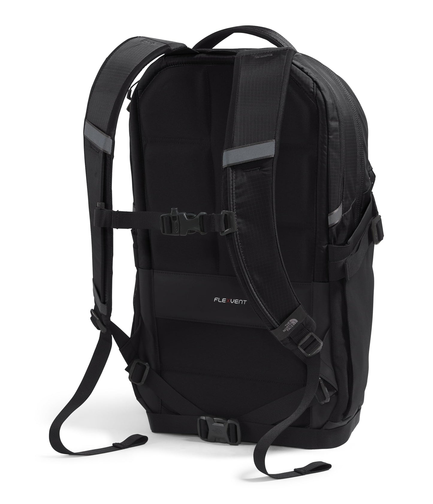 THE NORTH FACE Recon Everyday Laptop Backpack | Daypack with Water Repellent Finish, 16" Laptop Sleeve, 2 Water Bottle Pockets, TNF Black/TNF Black-NPF, One Size