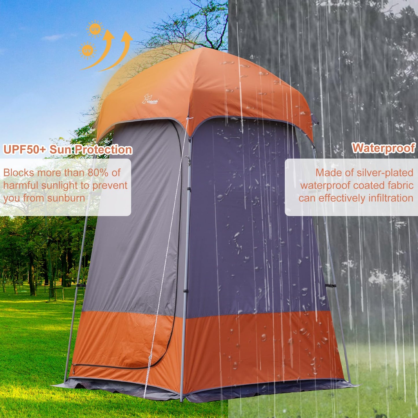 Outdoor Shower Tent Changing Room Privacy Portable Camping Shelters
