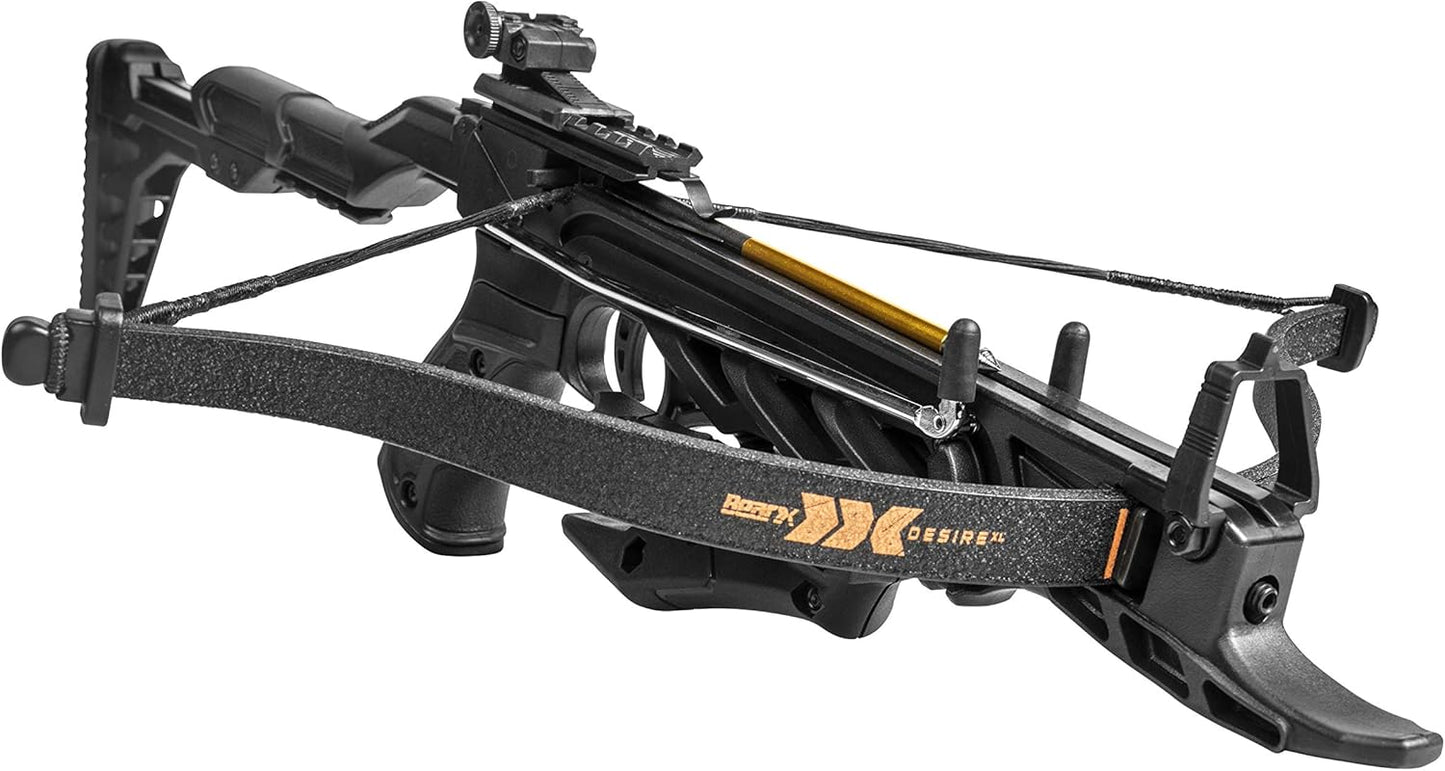 Bear X Desire XL Self-Cocking Pistol Crossbow with 3 Premium Bolts