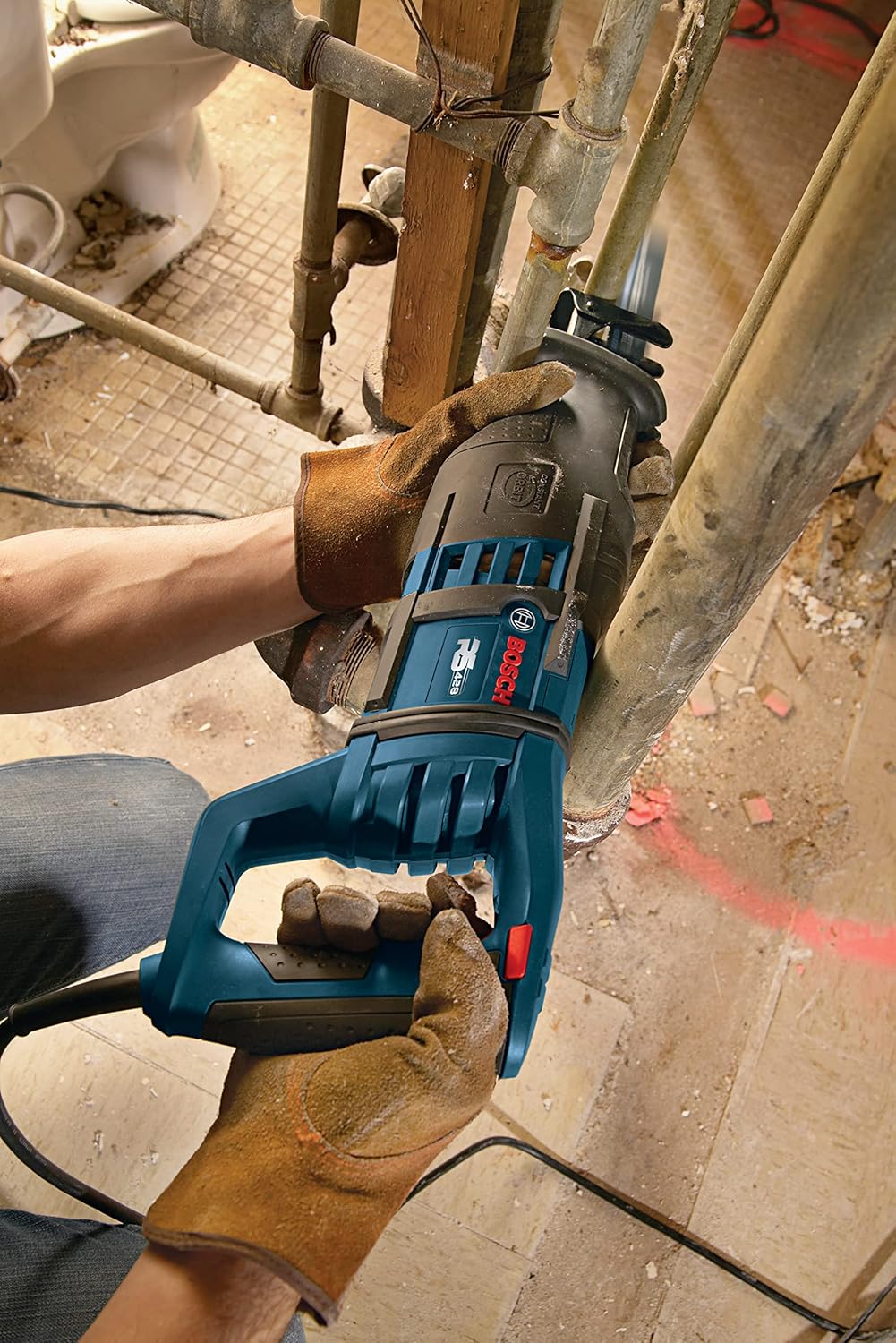 BOSCH RS325 120-Volt 12 Amp Reciprocating Saw, Variable Speed, Compact