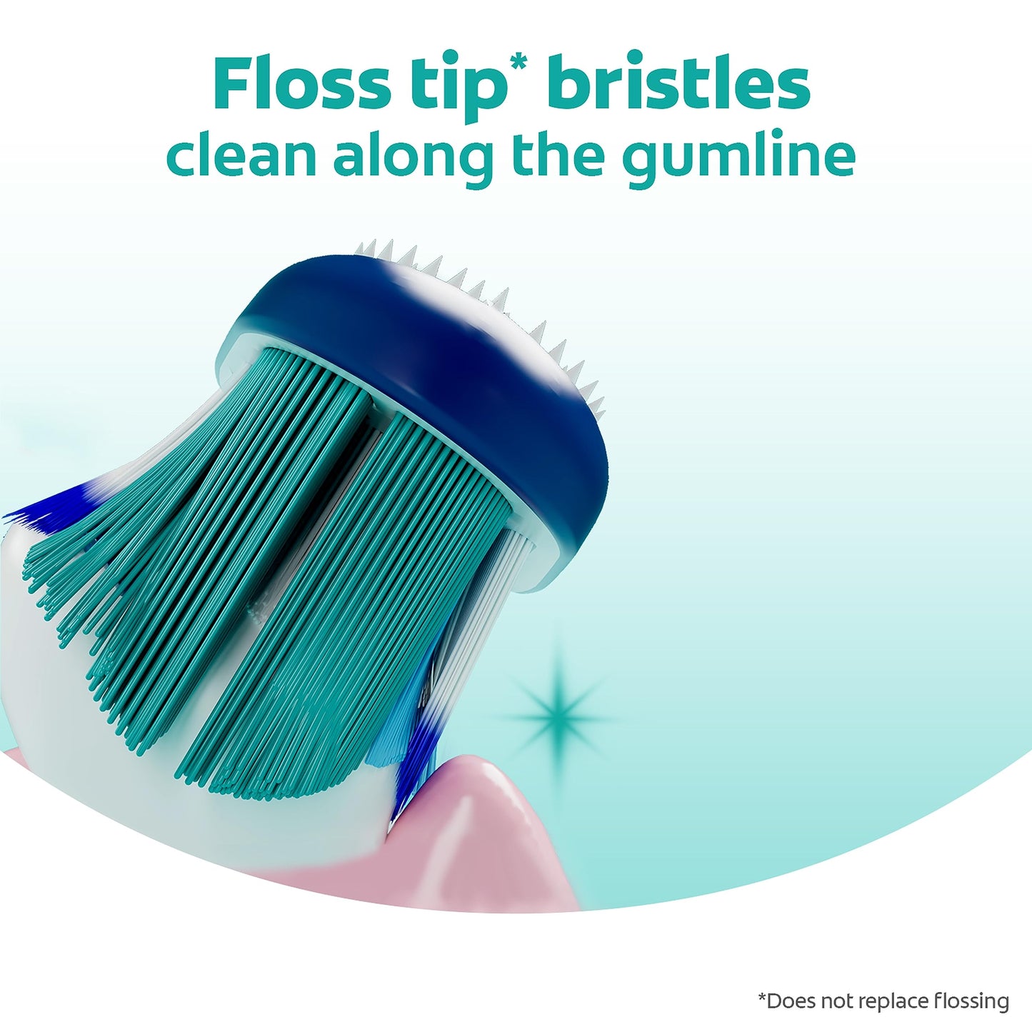 Colgate 360 Deep Clean Soft Toothbrush for 4 in 1 Bacterial Removal, Features Floss Tip Bristles and Tongue Cleaner, 4 Count