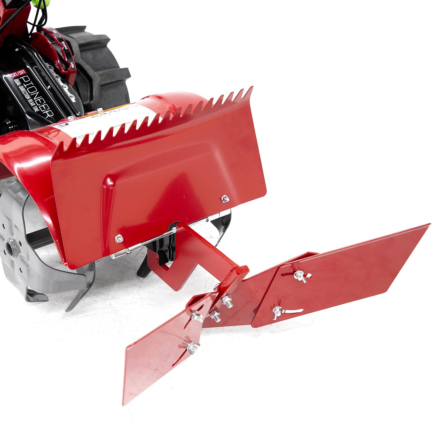 Earthquake 37037 Pioneer Dual-Direction Rear Tine Tiller, Red/Black