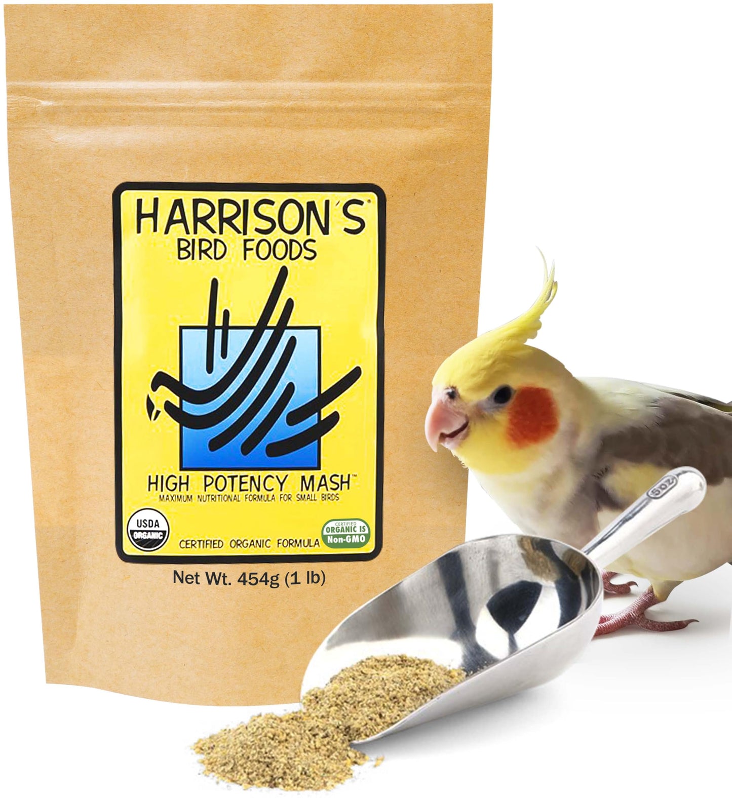 Harrison's Bird Foods High Potency Pepper Certified Organic Non-GMO Formula Pet Bird Food