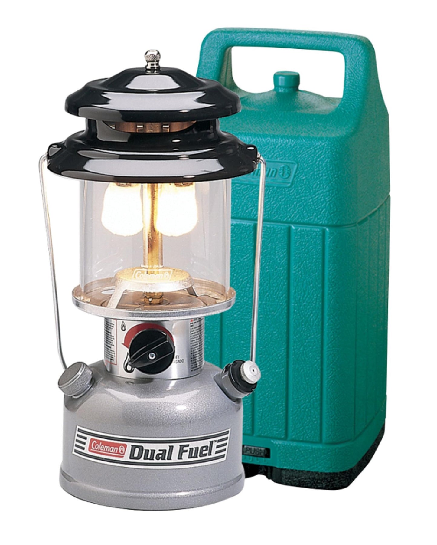 Coleman Premium 700L Dual-Fuel Lantern with Adjustable Brightness & Carry Case, Mantles & Filter Funnel Included