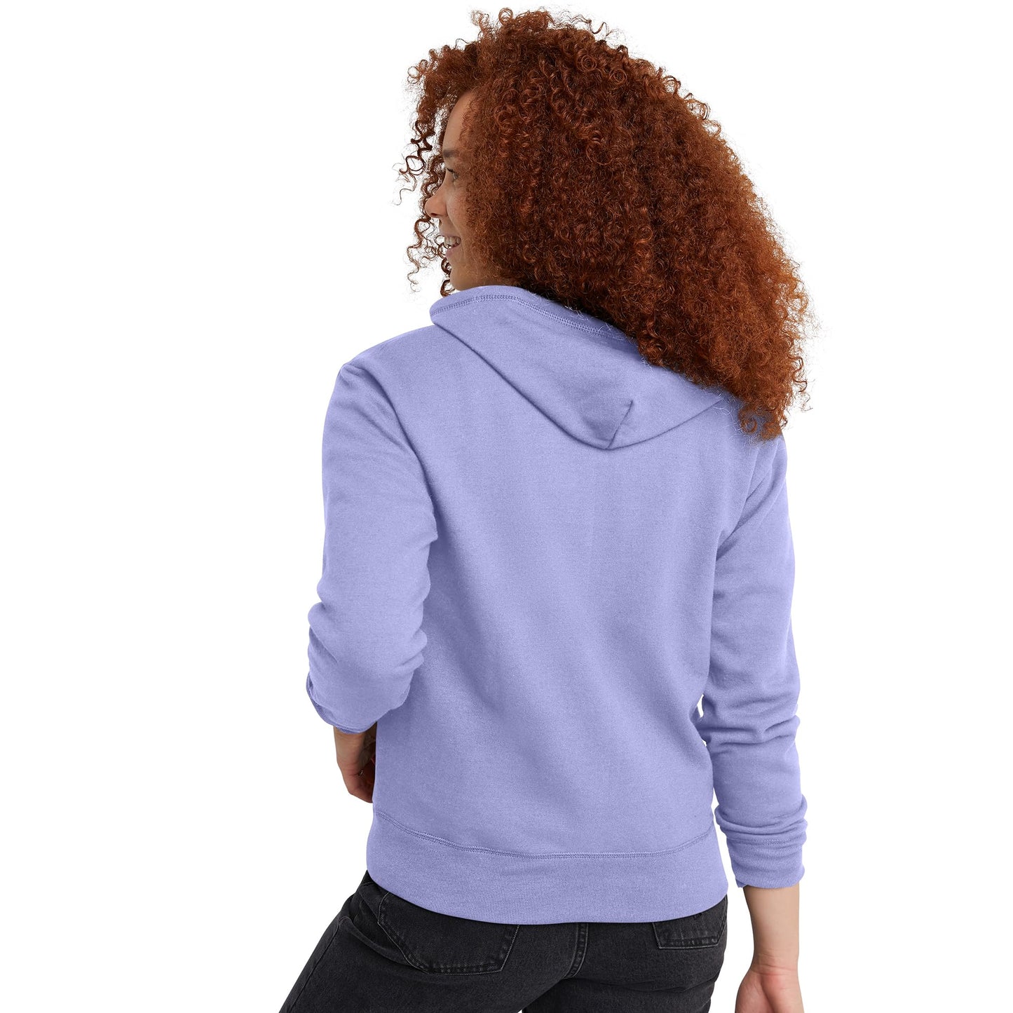 Hanes Women's Hoodie, Ecosmart Fleece Full-zip Hoodie, Zip-up Hooded Sweatshirt
