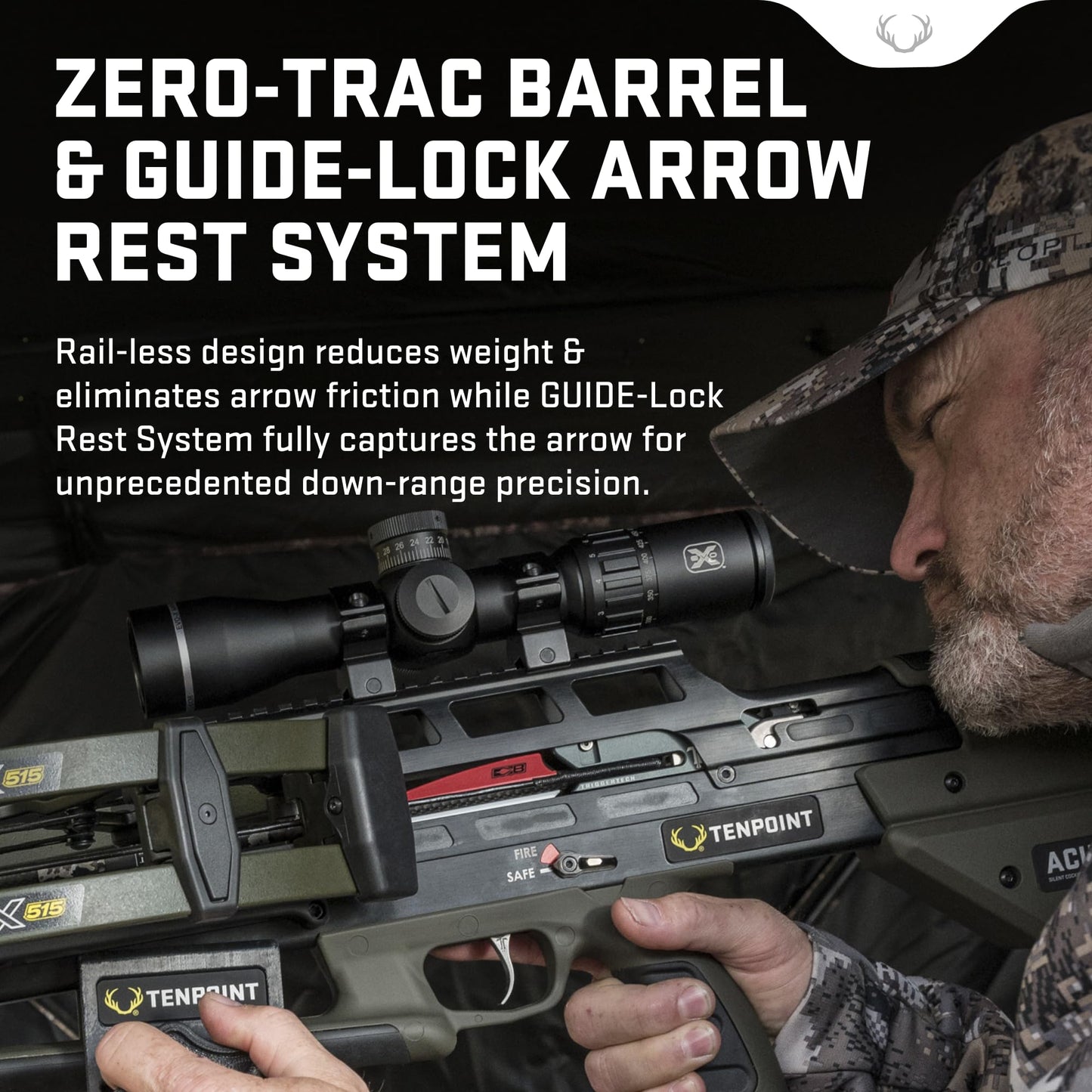 TenPoint TX 440 Crossbow - 440 FPS - Most Advanced Compact, Forward Draw Crossbow in The World