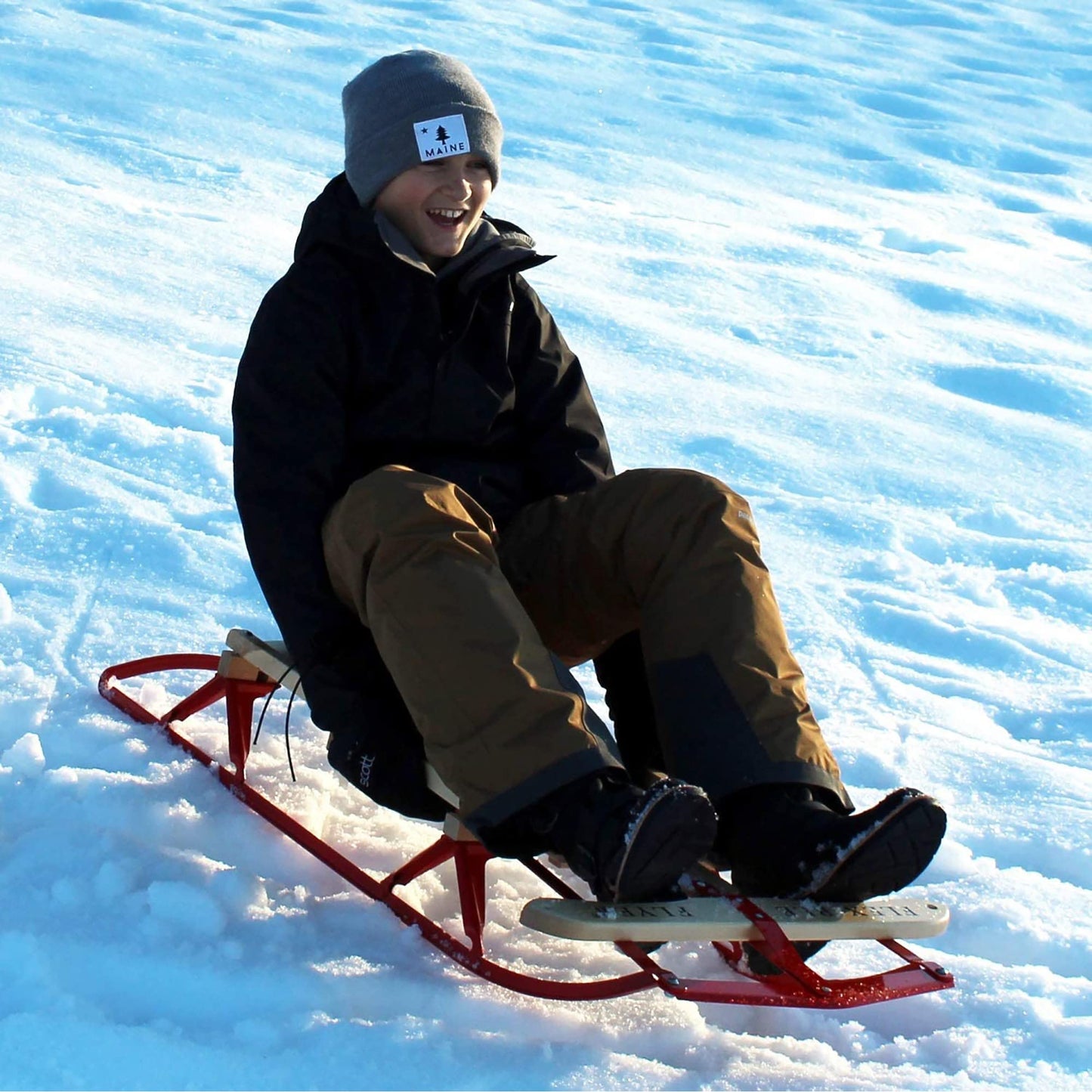 Flexible Flyer 48 Inch Metal Runner Jet Snow Sled