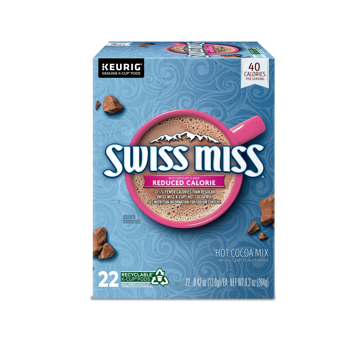 Swiss Miss Milk Chocolate Flavor Hot Cocoa Mix Canister, 76.55 oz.
