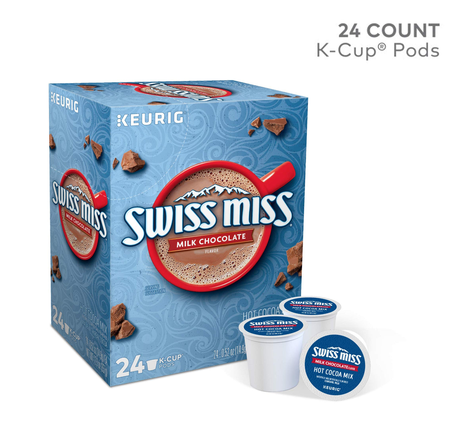 Swiss Miss Milk Chocolate Flavor Hot Cocoa Mix Canister, 76.55 oz.